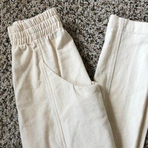 Clyde Work Pants - Natural Cotton Twill - 00T